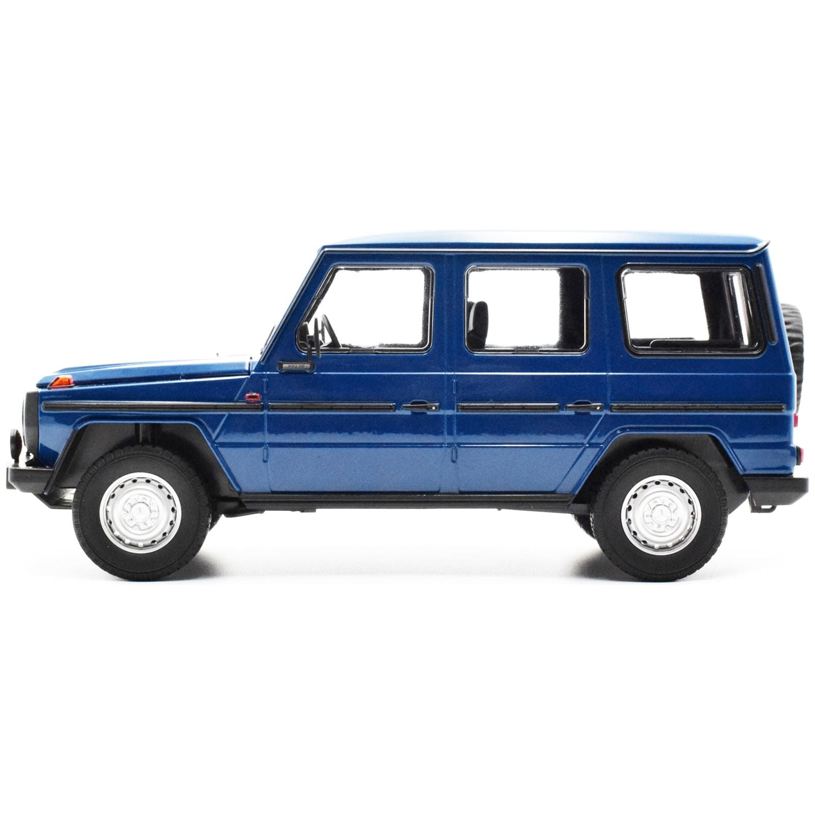 1980 Mercedes - Benz G - Model (LWB) Dark Blue with Black Stripes Limited Edition to 402 pieces Worldwide 1/18 Diecast Model Car by Minichamps - Minichamps - ModelCars.com