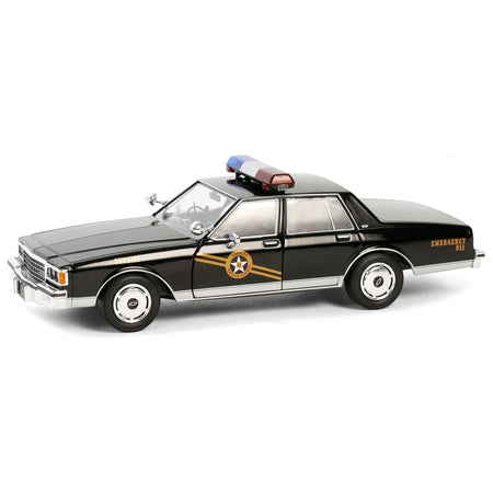 1981 Chevrolet Caprice "Navajo County, AZ Sheriff" Black "Thelma & Louise" (1991) Movie "Hollywood" Series 20 1/24 Diecast Model Car by Greenlight - Greenlight - ModelCars.com