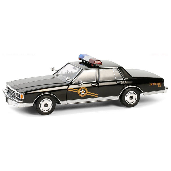 1981 Chevrolet Caprice "Navajo County, AZ Sheriff" Black "Thelma & Louise" (1991) Movie "Hollywood" Series 20 1/24 Diecast Model Car by Greenlight - Greenlight - ModelCars.com