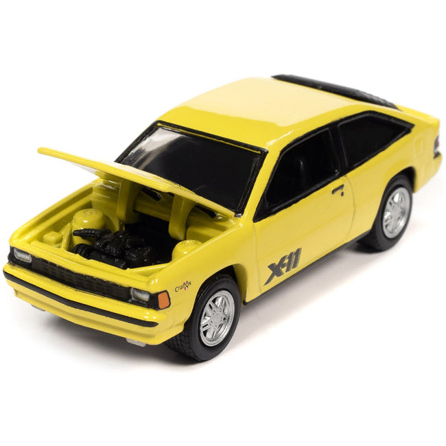 1981 Chevrolet Citation X-11 Bright Yellow "Classic Gold Collection" Series Limited Edition to 8476 pieces Worldwide 1/64 Diecast Model Car by Johnny Lightning-Johnny Lightning-ModelCars.com