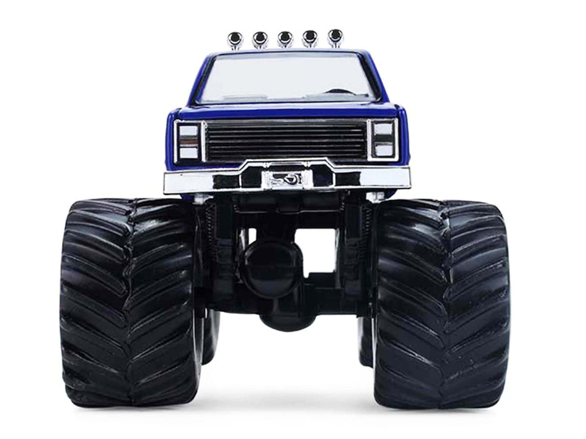 1981 Chevrolet K20 Monster Truck 5 "HendrickCars.com" Blue and White with Graphics "Kings of Crunch - Hendrick Motorsports Tribute" Special Edition 1/64 Diecast Model Car by Greenlight-Greenlight-ModelCars.com