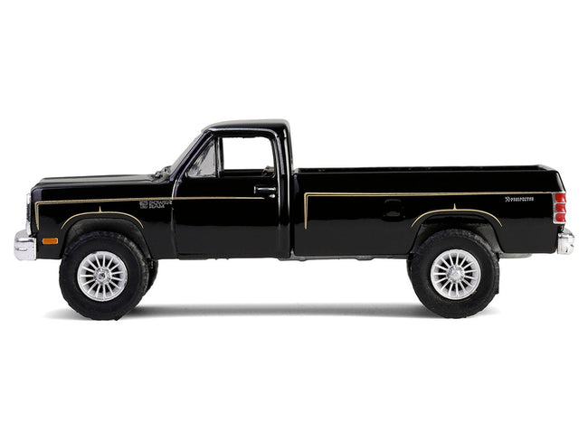 1981 Dodge Power Ram Prospector Pickup Truck Black "The A-Team" (1983-1987) TV Series "Hollywood Series" Release #43 1/64 Diecast Model Car by Greenlight-Greenlight-ModelCars.com