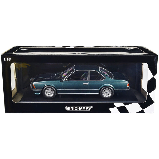 1982 BMW 635 CSi Petrol Blue Metallic 1/18 Diecast Model Car by Minichamps - Minichamps - ModelCars.com