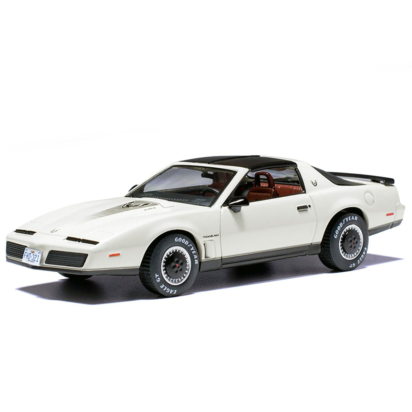 1982 Pontiac Firebird Pearl White with Black Top 1/43 Diecast Model by IXO Models - IXO - ModelCars.com