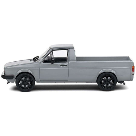 1982 Volkswagen Caddy MKI Pickup Truck Nardo Gray 1/43 Diecast Model Car by Solido-Solido-ModelCars.com