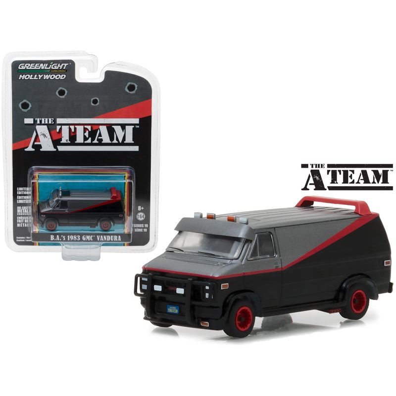 1983 GMC Vandura (B.A.'s) "The A - Team" (1983 - 1987) TV Series Hollywood Series 19 1/64 Diecast Model Car by Greenlight - Greenlight - ModelCars.com