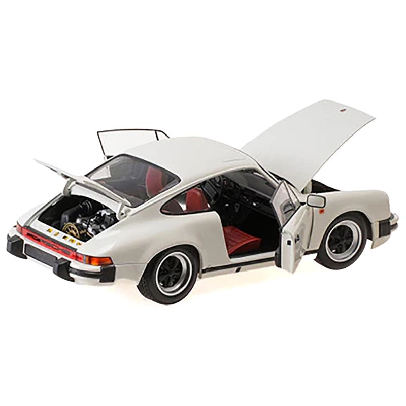 1983 Porsche 911 Carrera Coupe 3.2 White 1/18 Diecast Model Car by Minichamps-Minichamps-ModelCars.com