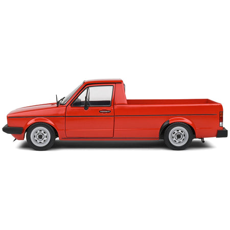 1983 Volkswagen Caddy MK 1 Pickup Truck Mars Red 1/18 Diecast Model Car by Solido - Solido - ModelCars.com