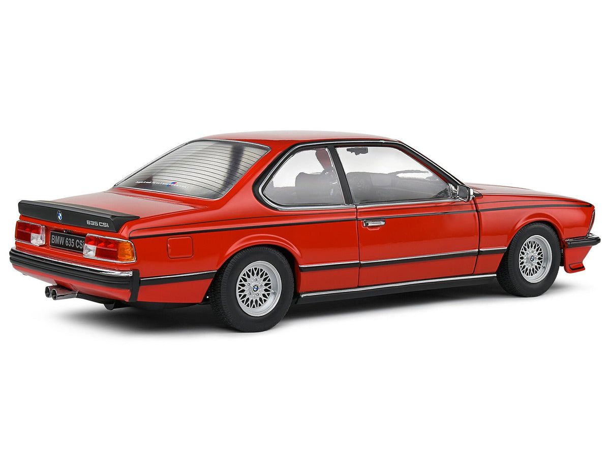 1984 BMW 635 CSI (E24) Henna Red 1/18 Diecast Model Car by Solido-Solido-ModelCars.com