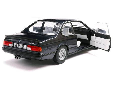 1984 BMW 635 CSI (E24) Macau Blue Metallic 1/18 Diecast Model Car by Solido-Solido-ModelCars.com