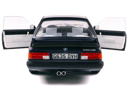 1984 BMW 635 CSI (E24) Macau Blue Metallic 1/18 Diecast Model Car by Solido-Solido-ModelCars.com