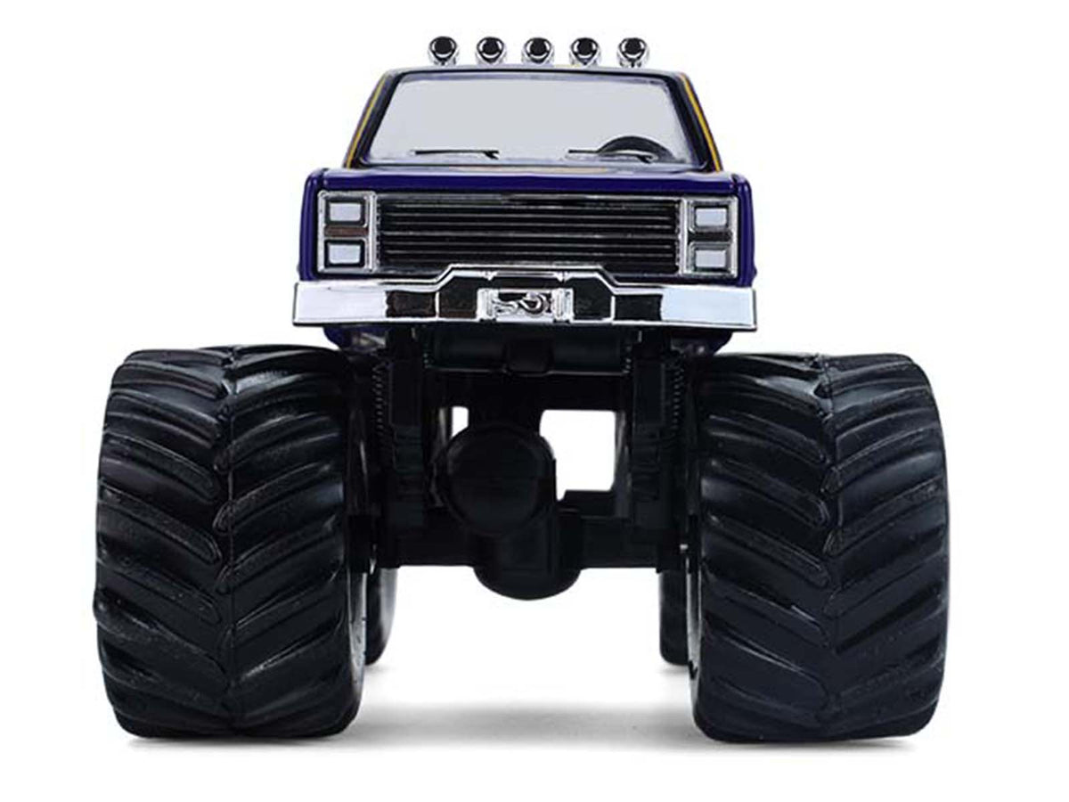 1984 Chevrolet C20 Monster Truck 9 "NAPA" Blue with Graphics "Kings of Crunch - Hendrick Motorsports Tribute" Special Edition 1/64 Diecast Model Car by Greenlight-Greenlight-ModelCars.com
