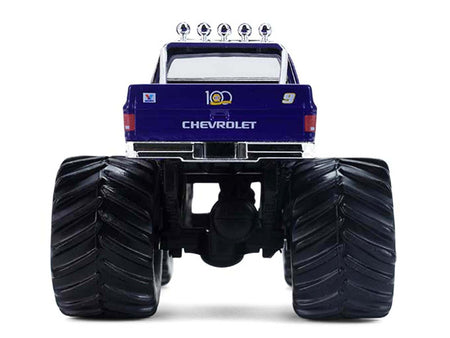 1984 Chevrolet C20 Monster Truck 9 "NAPA" Blue with Graphics "Kings of Crunch - Hendrick Motorsports Tribute" Special Edition 1/64 Diecast Model Car by Greenlight-Greenlight-ModelCars.com