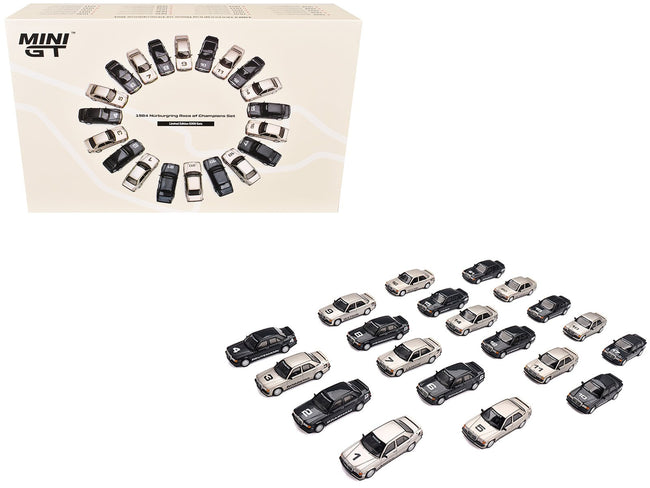 1984 Nurburgring Race of Champions 20 Car Set Limited Edition to 5000 Sets Worldwide 1/64 Diecast Model Cars by Mini GT-Mini GT-ModelCars.com