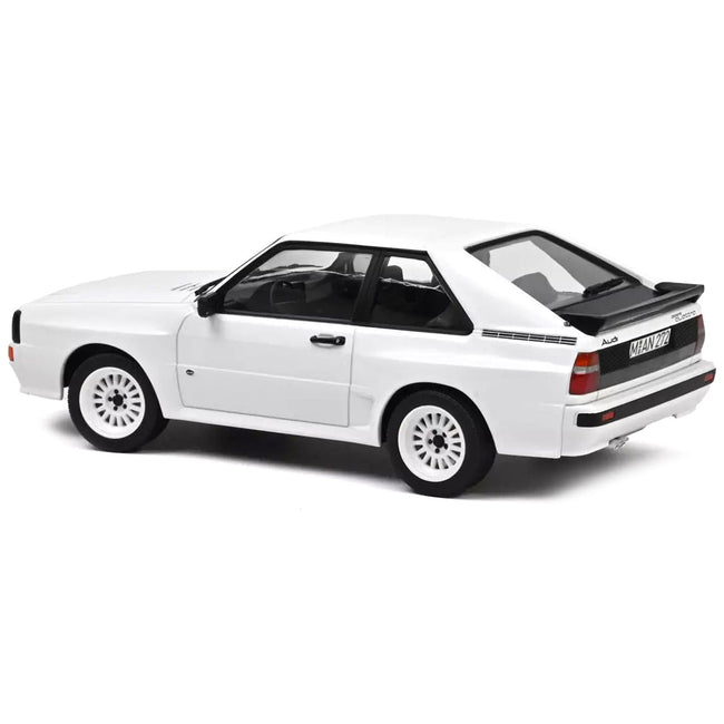 1985 Audi Sport Quattro Alpine White 1/18 Diecast Model Car by Norev - Norev - ModelCars.com