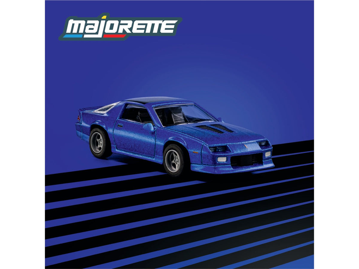 1985 Chevrolet Camaro Blue Metallic with Black Top "Collection" Series 1/64 Diecast Model Car by Majorette-Majorette-ModelCars.com
