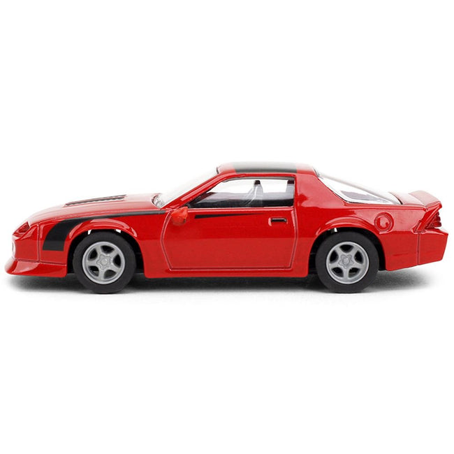 1985 Chevrolet Camaro Red with Black Top and Stripes "Collection" Series 1/64 Diecast Model Car by Majorette-Majorette-ModelCars.com