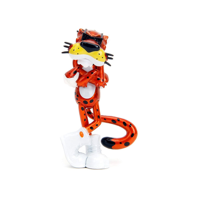 1985 Chevrolet Camaro Z/28 Orange Metallic with Graphics and Chester Cheetah Diecast Figure "Cheetos" "Hollywood Rides" Series 1/24 Diecast Model Car by Jada - Jada - ModelCars.com