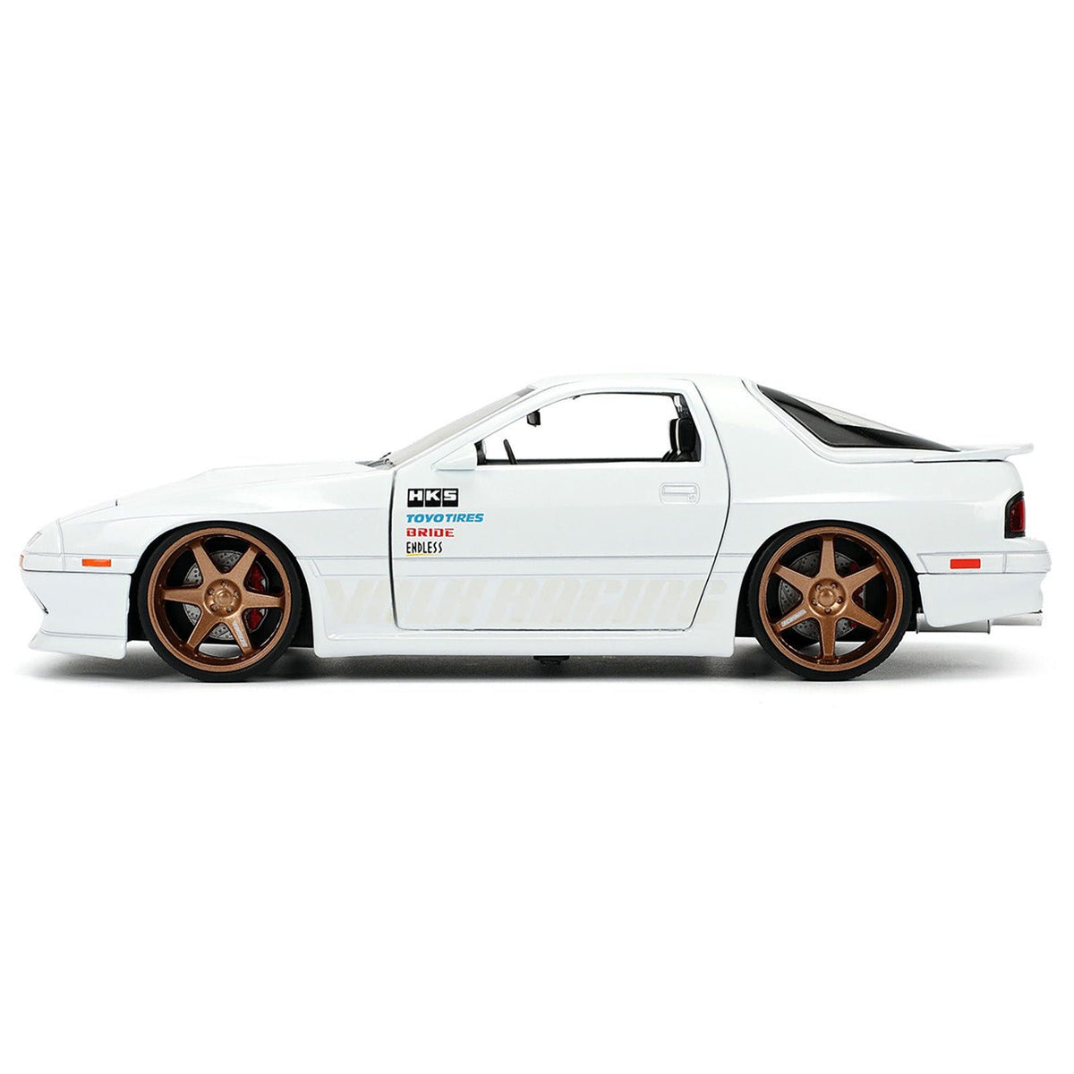 1985 Mazda RX - 7 White "JDM Tuners" Series 1/24 Diecast Model Car by Jada - Jada - ModelCars.com