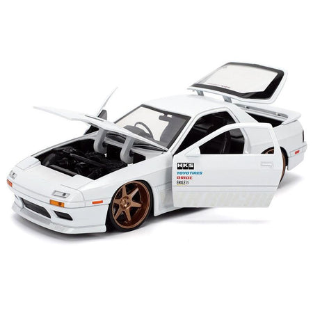 1985 Mazda RX - 7 White "JDM Tuners" Series 1/24 Diecast Model Car by Jada - Jada - ModelCars.com