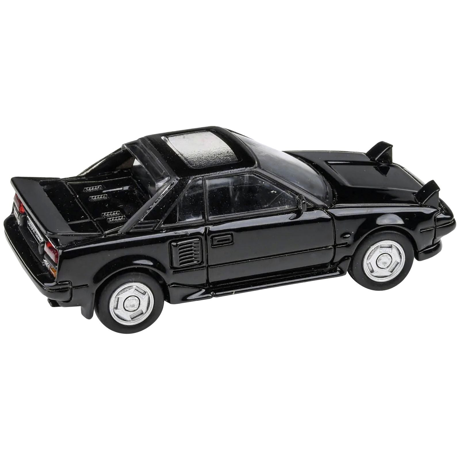 1985 Toyota MR2 MK1 Black Metallic with Sunroof 1/64 Diecast Model Car by Paragon Models - Paragon - ModelCars.com
