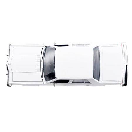 1986 Dodge Diplomat Police Car Unmarked White "Custom Builder's Kit" Series 1/24 Diecast Model Car by Motormax-Motormax-ModelCars.com