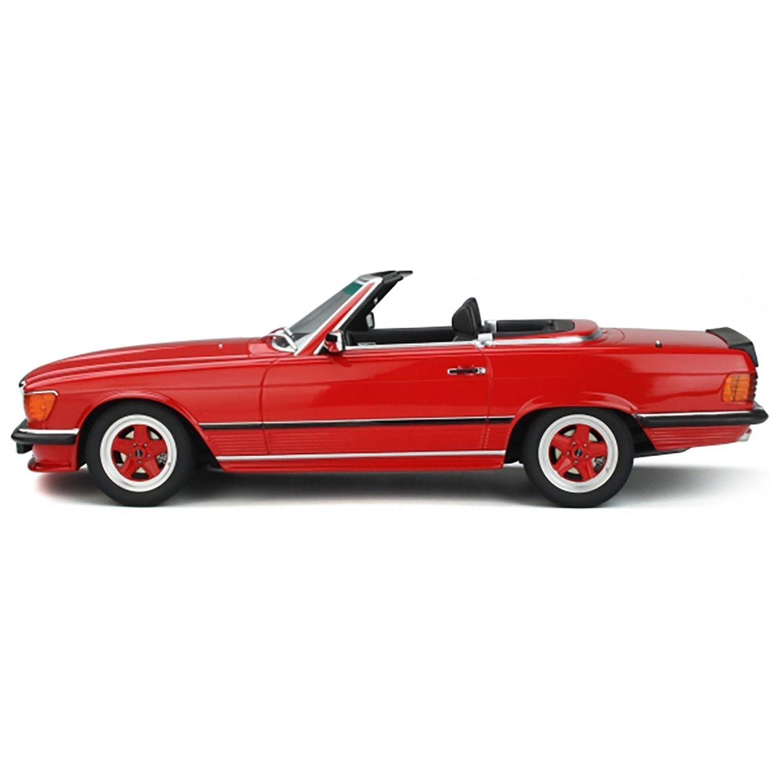 1986 Mercedes - Benz R107 500 SL AMG Signal Red Limited Edition to 2000 pieces Worldwide 1/18 Model Car by Otto Mobile - Otto Mobile - ModelCars.com