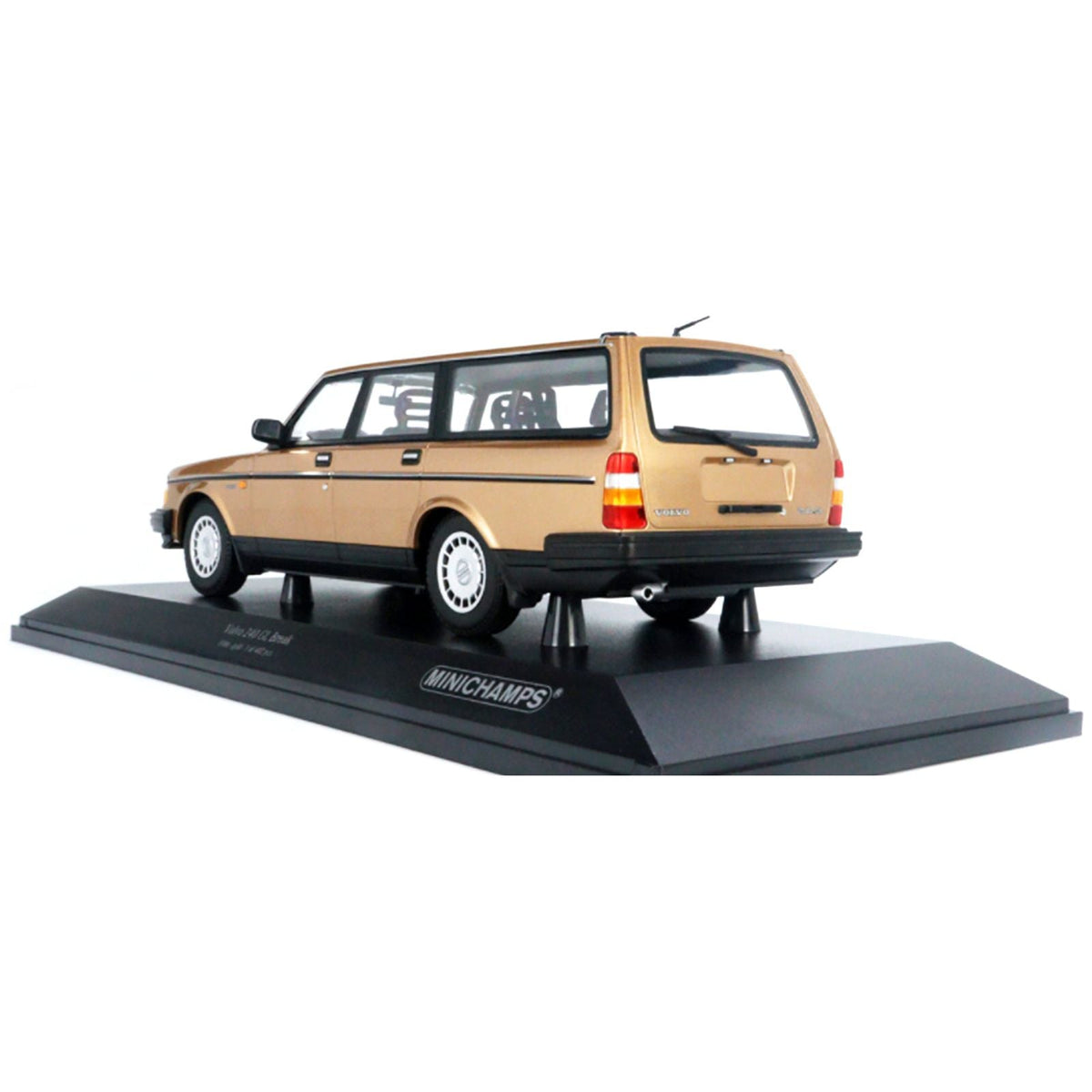 1986 Volvo 240 GL Break Gold Metallic Limited Edition to 402 pieces Worldwide 1/18 Diecast Model Car by Minichamps - Minichamps - ModelCars.com