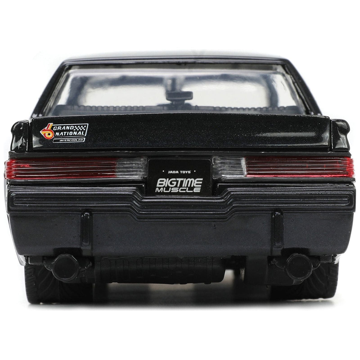 1987 Buick Grand National Black Metallic "Blackbird" "Bigtime Muscle" Series 1/24 Diecast Model Car by Jada-Jada-ModelCars.com