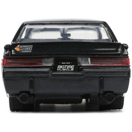 1987 Buick Grand National Black Metallic "Blackbird" "Bigtime Muscle" Series 1/24 Diecast Model Car by Jada-Jada-ModelCars.com