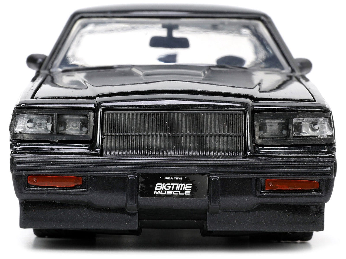 1987 Buick Grand National Black Metallic "Blackbird" "Bigtime Muscle" Series 1/24 Diecast Model Car by Jada-Jada-ModelCars.com
