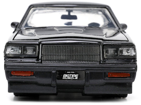 1987 Buick Grand National Black Metallic "Blackbird" "Bigtime Muscle" Series 1/24 Diecast Model Car by Jada-Jada-ModelCars.com
