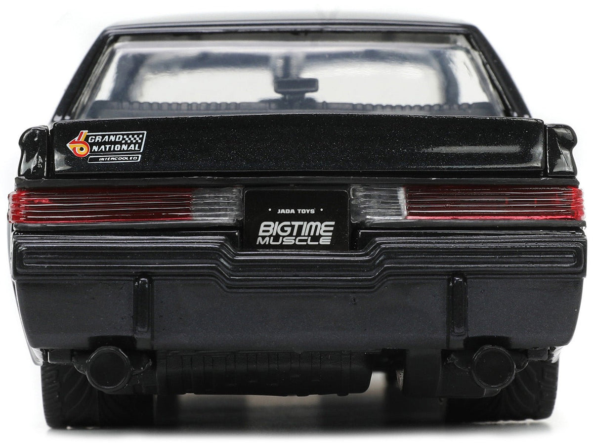 1987 Buick Grand National Black Metallic "Blackbird" "Bigtime Muscle" Series 1/24 Diecast Model Car by Jada-Jada-ModelCars.com