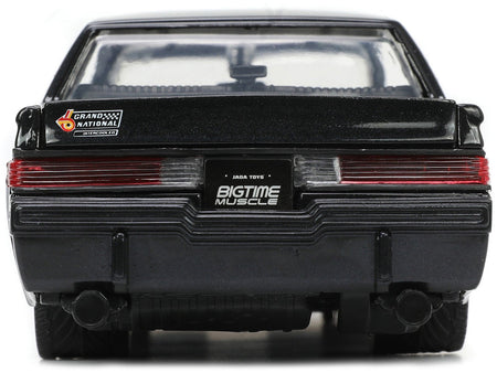 1987 Buick Grand National Black Metallic "Blackbird" "Bigtime Muscle" Series 1/24 Diecast Model Car by Jada-Jada-ModelCars.com