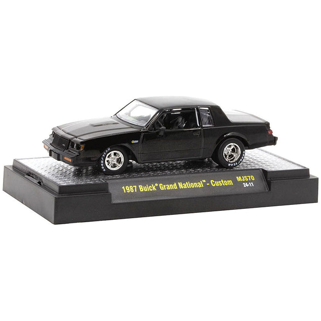 1987 Buick Grand National Custom Black Limited Edition to 5500 pieces Worldwide 1/64 Diecast Model Car by M2 Machines-M2-ModelCars.com