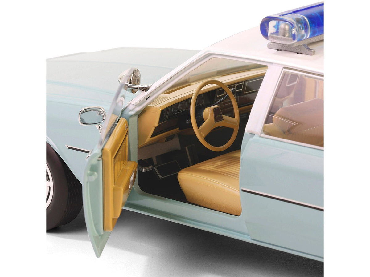 1987 Chevrolet Caprice 9C1 "US Border Patrol" Light Green with White Top "Artisan Collection" 1/18 Diecast Model Car by Greenlight-Greenlight-ModelCars.com