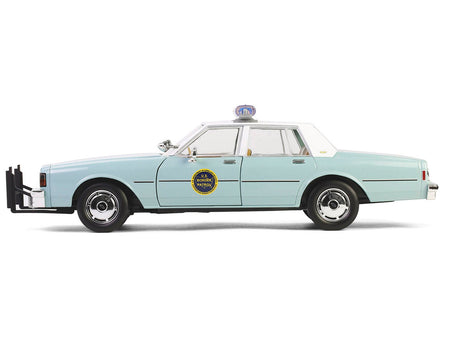1987 Chevrolet Caprice 9C1 "US Border Patrol" Light Green with White Top "Artisan Collection" 1/18 Diecast Model Car by Greenlight-Greenlight-ModelCars.com