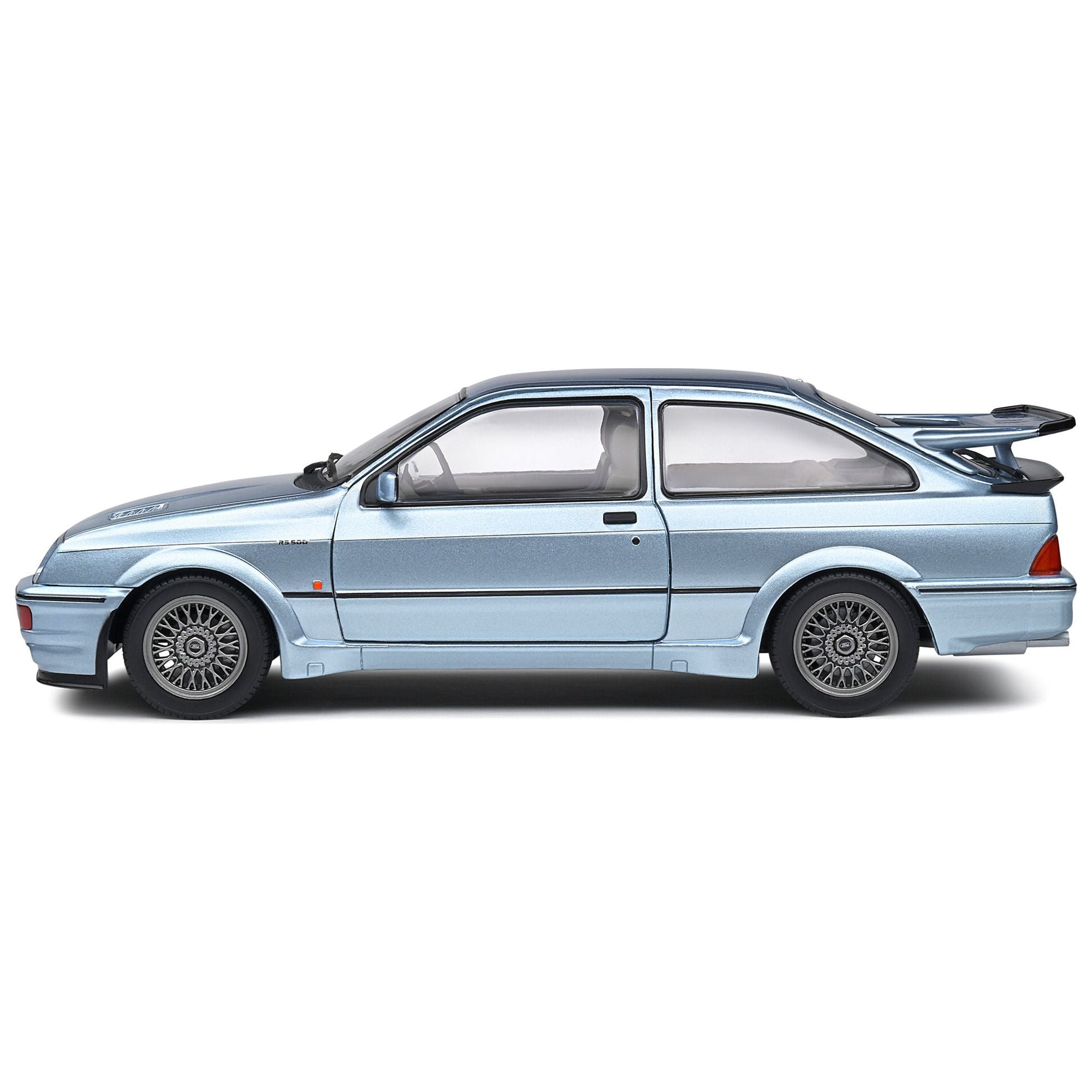 1987 Ford Sierra Cosworth RS500 RHD (Right Hand Drive) Glacier Blue Metallic 1/18 Diecast Model Car by Solido - Solido - ModelCars.com