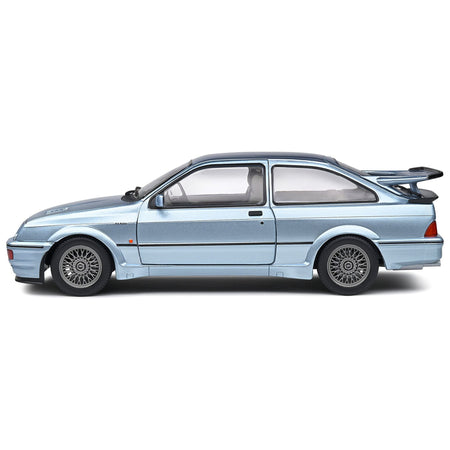 1987 Ford Sierra Cosworth RS500 RHD (Right Hand Drive) Glacier Blue Metallic 1/18 Diecast Model Car by Solido - Solido - ModelCars.com