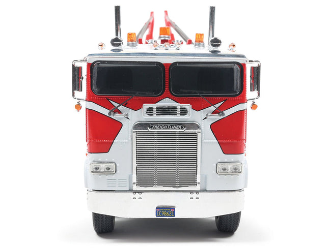 1987 Freightliner FLA Tow Truck Red and White 1/43 Diecast Model by IXO Models-IXO-ModelCars.com