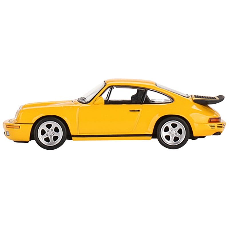 1987 RUF CTR Blossom Yellow with Black Stripes Limited Edition to 3000 pieces Worldwide 1/64 Diecast Model Car by True Scale Miniatures - True Scale Miniatures - ModelCars.com