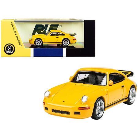 1987 RUF CTR Yellowbird Blossom Yellow 1/64 Diecast Model Car by Paragon - Paragon - ModelCars.com