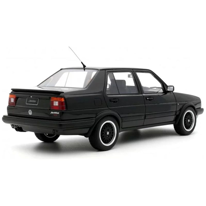 1987 Volkswagen Jetta Mk2 Black Limited Edition to 2000 pieces Worldwide 1/18 Model Car by Otto Mobile - Otto Mobile - ModelCars.com