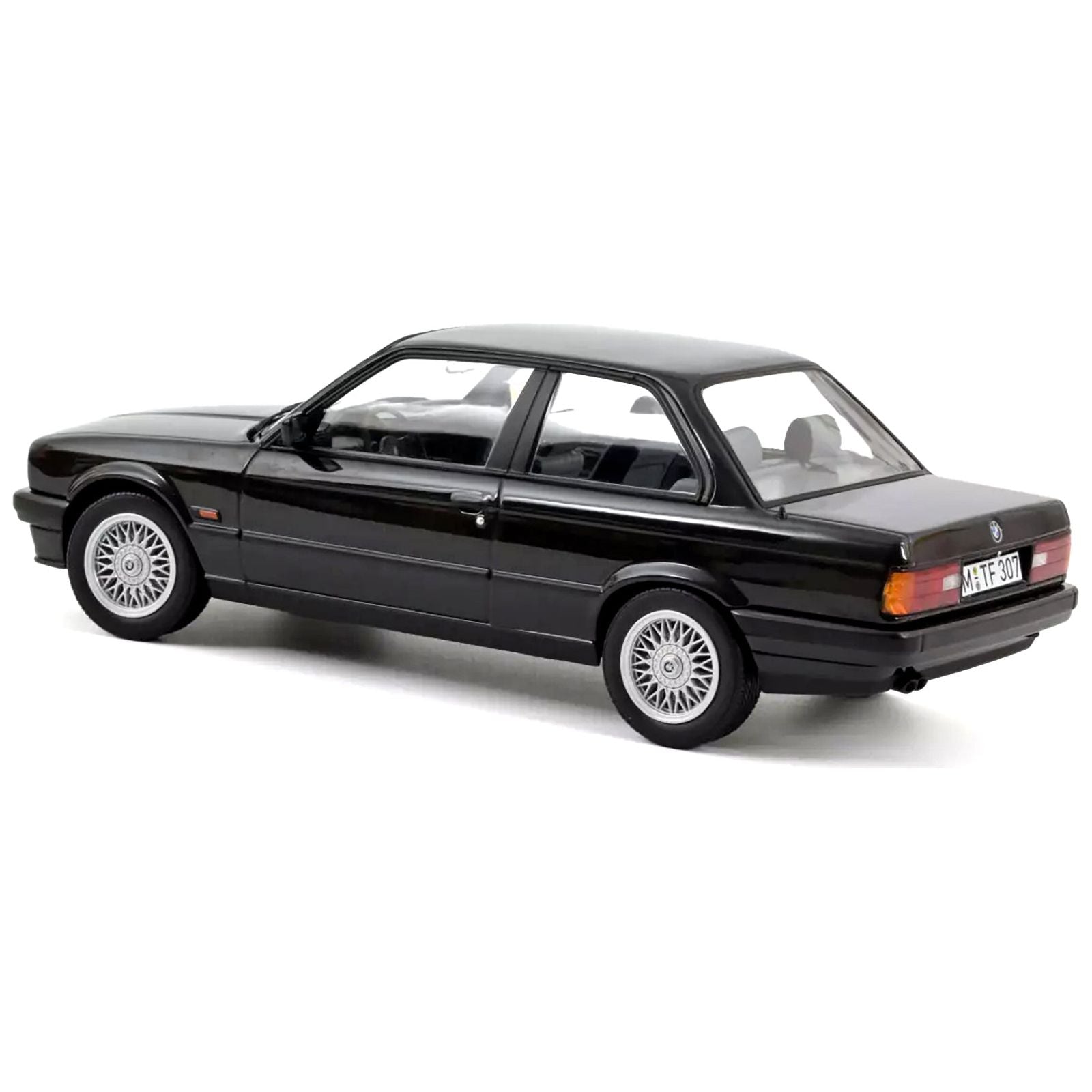1988 BMW 325i Diamond Black Metallic 1/18 Diecast Model Car by Norev - Norev - ModelCars.com