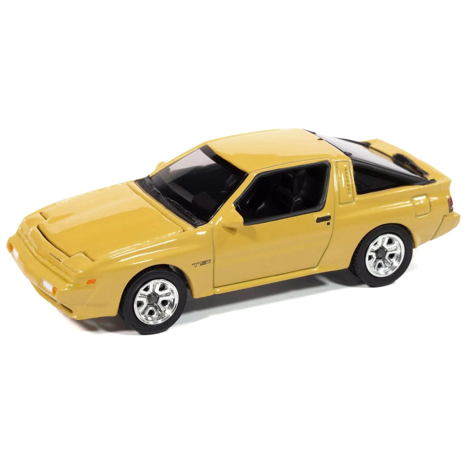1988 Chrysler Conquest TSi San Marino Yellow "Modern Muscle" Series 1/64 Diecast Model Car by Auto World - Autoworld - ModelCars.com