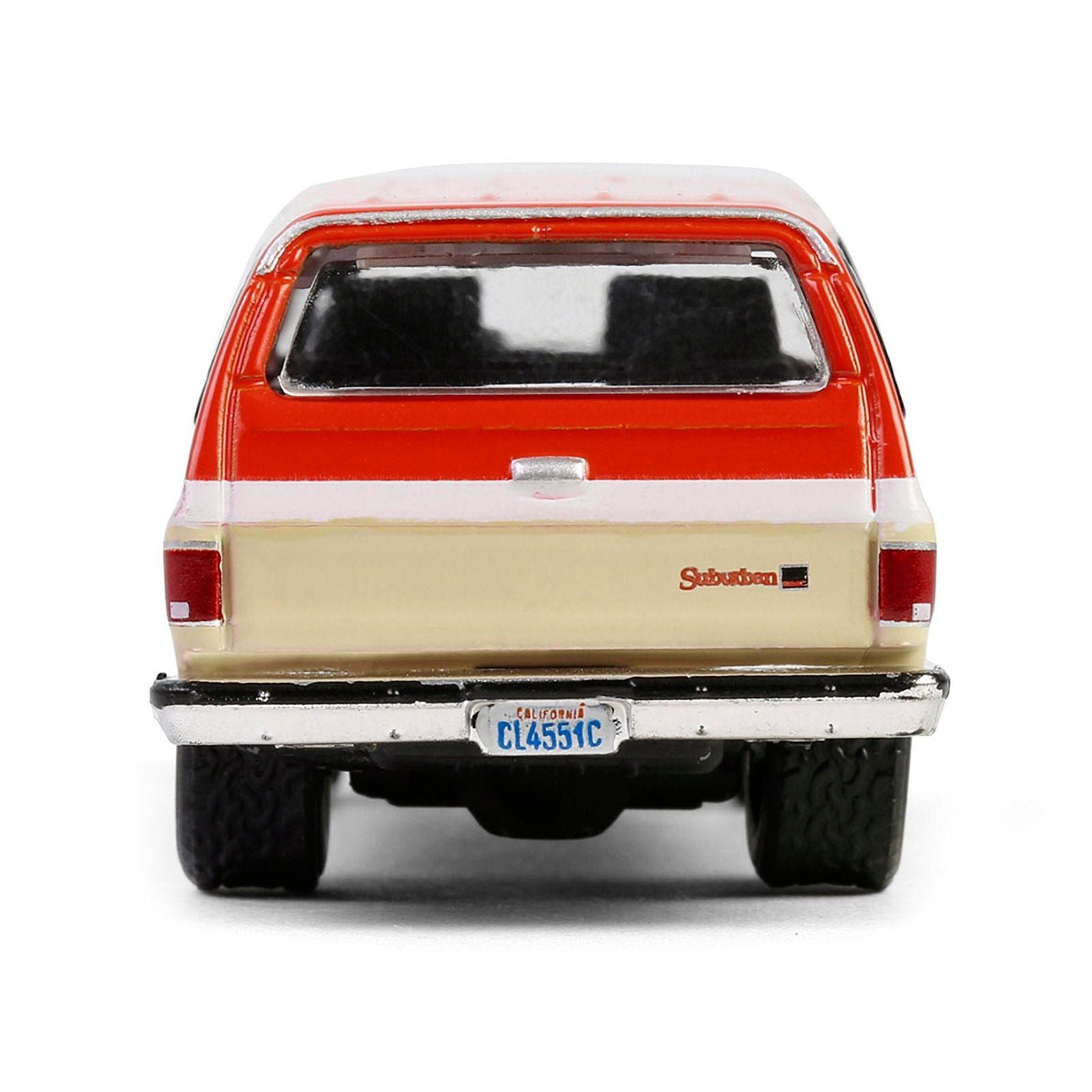 1988 GMC Suburban Sierra Classic C10 "Chevron" Orange and Beige with White Stripes "Chevron Special Edition" Series 1 1/64 Diecast Model Car by Greenlight - Greenlight - ModelCars.com