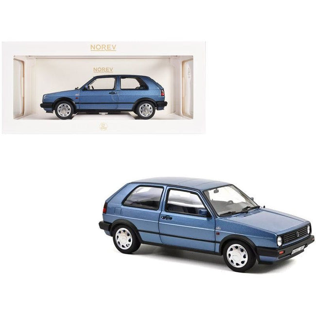 1988 Volkswagen Golf "10 Million" Star Blue Metallic 1/18 Diecast Model Car by Norev - Norev - ModelCars.com