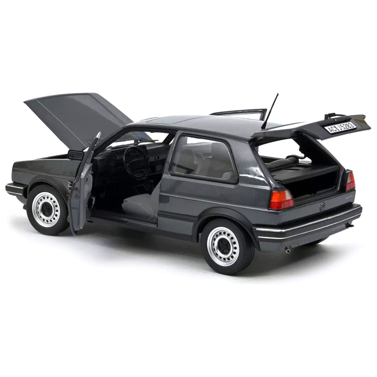 1988 Volkswagen Golf CL Gray Metallic 1/18 Diecast Model Car by Norev - Norev - ModelCars.com