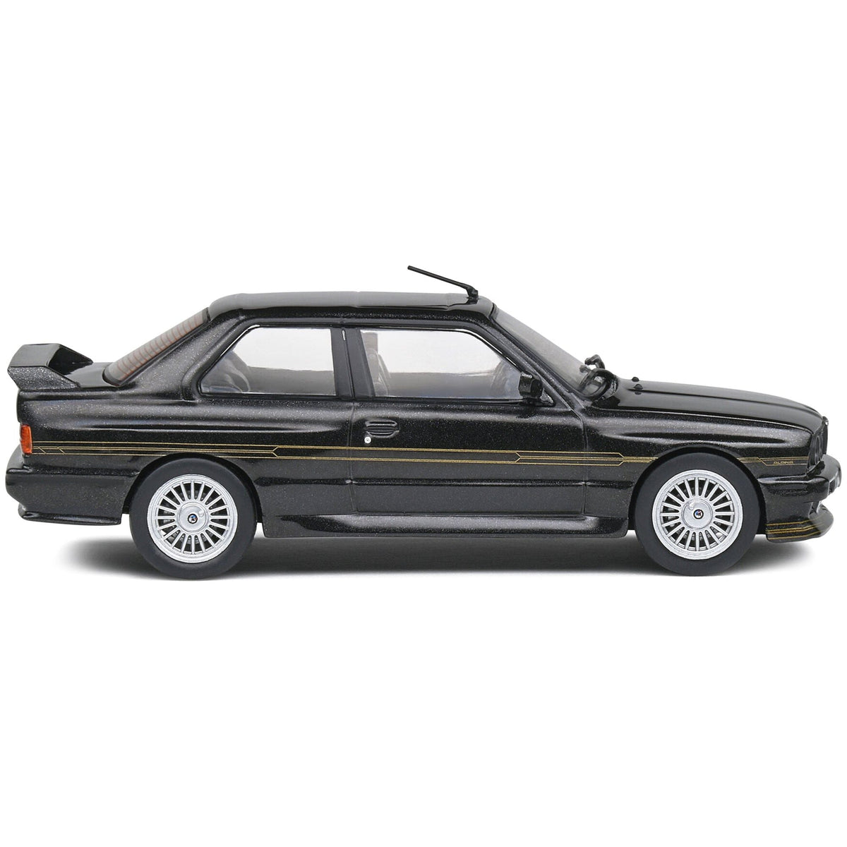 1989 BMW E30 M3 Alpina B6 3.5S Diamond Black Metallic 1/43 Diecast Model Car by Solido - Solido - ModelCars.com