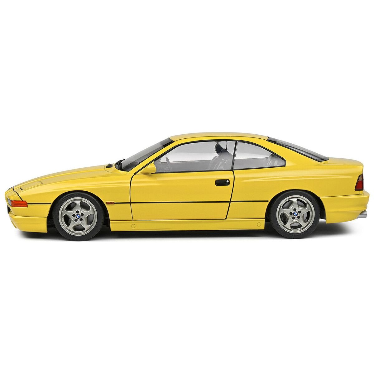 1990 BMW 850 (E31) CSI Dakar Yellow 1/18 Diecast Model Car by Solido - Solido - ModelCars.com